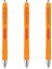 Xberry Jel Kalem 05MM Igne Uc Turuncu 05 3lu Set 1