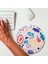Minimal Renkli Tasarımlı Yuvarlak Mousepad - Mouse Pad - Fare Altlığı 1