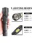 El Feneri USB Ipx-6 Su Geçirmez Zoom Taktik El Işığı Kamp Balıkçılık Yürüyüş Için USB Şarj 5