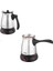 Çelik Elektrikli Cezve Türk Kahve Makinesi - 6FİNCAN=500ML 360 Derece Kablosuz Kullanım 600W SCM-2992 (4741) 1