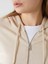Yeni Sezon Kapüşonlu Kadın Fermuarlı Sweatshirt 3