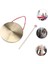 Pirinç El Gong Çin Opera Enstrümanı 15CM Çap Canlı Ses Erkek ve Kız Çocukları Koordinasyon Müzik Etkinlikleri Için Harika 3