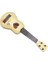 Plastik Ukelele Oyuncak, Hafif Açık Düğme Tasarımı 35 cm 4 Teller Erken Eğitim Seçimi Olan Çocuklar Için Ukulele (Haki) 2