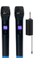 Çok Işlevli Çift Kanallı Kablosuz Mikrofon Kablosuz El Mikrofonu LCD Ekranlı Profesyonel Mikrofon Seti 1