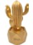 LED Işıklı Sevimli Kaktüs Dekoratif Masa Lambası Biblo Gece Lambası-Gold 4