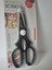 21 cm Mutfak & Ev Tipi Çok Amaçlı Makas – Siyah / Beyaz / Kırmızı (Household Scissors) 1