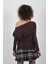Koyu Kahve Kayık Yaka Bluz 4