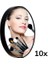 Dumles® 10X Büyüteçli Vantuzlu Pratik Kullanışlı Makyaj Lens Traş Aynası 1