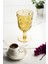 Akrilik Amber 6'lı Kadeh & Su Meşrubat Kahve Yanı Bardağı 450 ml ( Cam Değildir ) 3