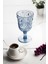Akrilik Lacivert Tekli Kadeh & Su Meşrubat Kahve Yanı Bardağı 450 ml ( Cam Değildir ) 2