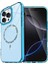 Apple iPhone 15 Pro Max Live Diamond Magsafe Kapak - Mavi 1