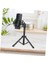 Taşınabilir Mikrofon - Kompakt Masa Mikrofonu Tripod Standı Saklaması ve Taşıması Kolay Çevrimiçi Sohbet Için Ideal 4