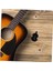 Viola Mute - Keman Çalışma Susturucusu Tourte Stili Küçük Keman Susturucusu Siyah Kauçuk Kullanımı Kolay 5