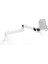 Wave Mic Arm Lp White - Temiz Bir Çalışma Alanı Için Birinci Sınıf Düşük Profilli Mikrofon Kolu, Masa Kelepçesi, Çok Yönlü, Tam Ayarlanabilir, Podcast, Akış, Oyun, Ev Ofis Için Ideal 1
