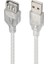 USB Uzatma Kablosu 1.5 Metre Şeffaf 1