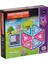 Magic Magnetic Manyetik 14 Parça Kare Üçgen Pink Set KZL-JH6861 1
