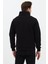Regular Fit Dik Yaka Pamuklu Unisex Yarım Fermuarlı Nakışlı Sweatshirt Siyah - 2xl 6