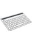 Lecoo BK100 V3.0 Çoklu Cihaz Uyumlu Şarj Edilebilir Kablosuz Beyaz Türkçe Q Klavye 1