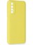 Realme 7 Kılıf Nano Içi Kadife Silikon - Sarı 1