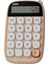 Sevimli Kare Tuşlu 10 Haneli Ldc Ekran Hesap Makinası Kahverengı 1