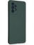 Samsung Galaxy A53 5g Kılıf Nano Içi Kadife Silikon - Koyu Yeşil 1