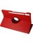 Samsung Galaxy X610 Tab S9 Fe Plus 12.4 Kılıf 360 Tablet Deri Kılıf - Kırmızı 4