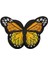 Aplike Ütü Ile Yapışan Kelebek Sarı Arma 7x5 cm 1