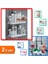 2 Adet Kendinden Yapışkanlı Baharatlık Rafı + Sünger Hazneli Sıvı Sabunluk - 2li Set B1Z1S4 1