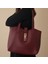 Bordo Tokalı Omuz Çantası 3