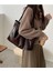 Kahverengi Kadın Günlük El ve Omuz Çantası – Basic Model Büyük Boy 4