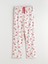 Yeni Sezon Beli Lastikli Yılbaşı Temalı Kadın Pijama Altı 1