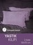 Lila Mor Oxford, Yumuşak Dokulu, Flaplı, 2 Adet Set Yastık Kılıfı 4