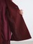 Lcw Modest Bordo Ceket Yaka Kadın Kaşe Kaban 4
