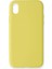 Iphone Xr Kılıf Nano Içi Kadife Silikon - Sarı 1