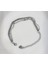 Çelik Bileklik Üç Katmanlı Üç Bağlantılı Zincir Model 0.3 mm Uzunluk 16 cm Unisex cm Gümüş Silver 1