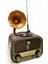 SP-428 Usb-Sd-Fm-Bluetooth Destekli Şarjlı Nostaljik Retro Radyo - Gri 1