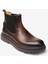 Erkek Koyu Kahverengi Hakiki Deri Chelsea Bot 3K1OB16281 7