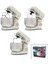 Standlı Mikser - Blender Seti 3 Farklı Uç 8 Kademe Hız+Turbo Hamur Yoğurma-Çırpıcı-Karışıtırıcı+ Kase 1300W 6lt Çelik Hazne -SMX-2769 (4887) 1