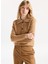 Gömlek Yaka Basic Düz Camel Kazak Kadın F5WL-KZK0001 1
