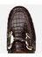 01AYH317590A480 KADIN Deri Kahverengi Kroko Baskılı Klasik Loafer 5