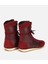 01BOH315780A784 KADIN Deri Bordo Sneaker Comfort Düz Bot 4