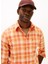 Normal Gömlek Yaka Turuncu Erkek Gömlek MW0MW414220PE_SOFT Touch Blend Chec 3