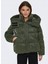 Yeşil Kadın Mont Onlbergen Lıfe Oversızed Puffer Otw 2