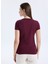 Yuvarlak Yaka Baskılı Kırmızı Kadın T-Shirt Mini Triangle Kadın Slim Fit T-Shir 5