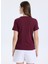 Yuvarlak Yaka Baskılı Kırmızı Kadın T-Shirt Pearls Kadın Regular Fit T-Shirt 6