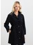 Siyah Kadın Trençkot 25KSL9522 2