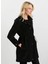 Siyah Kadın Trençkot 25KSL9522 3