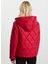 Kırmızı Kadın Mont 25KSL6153 4