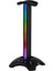 Rgb Kulaklık Stand Alma Ritim Ortam Işığı 2xusb2.0 Masaüstü Kulaklık Tutucu Ev/ofis Siyah (Yurt Dışından) 1