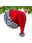 Noel Noel Baba Şapkası Çift Katmanlı Şık Yumuşak Leopar Baskı Peluş Noel Baba Şapkası Fotoğraf Geçit Töreni Cosplay Parti B (Yurt Dışından) 1